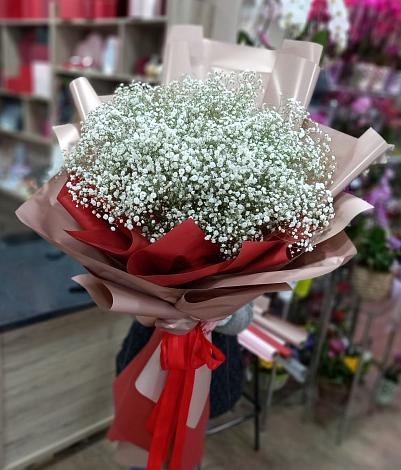 Букет цветов из: Гипсофила в Гололобово