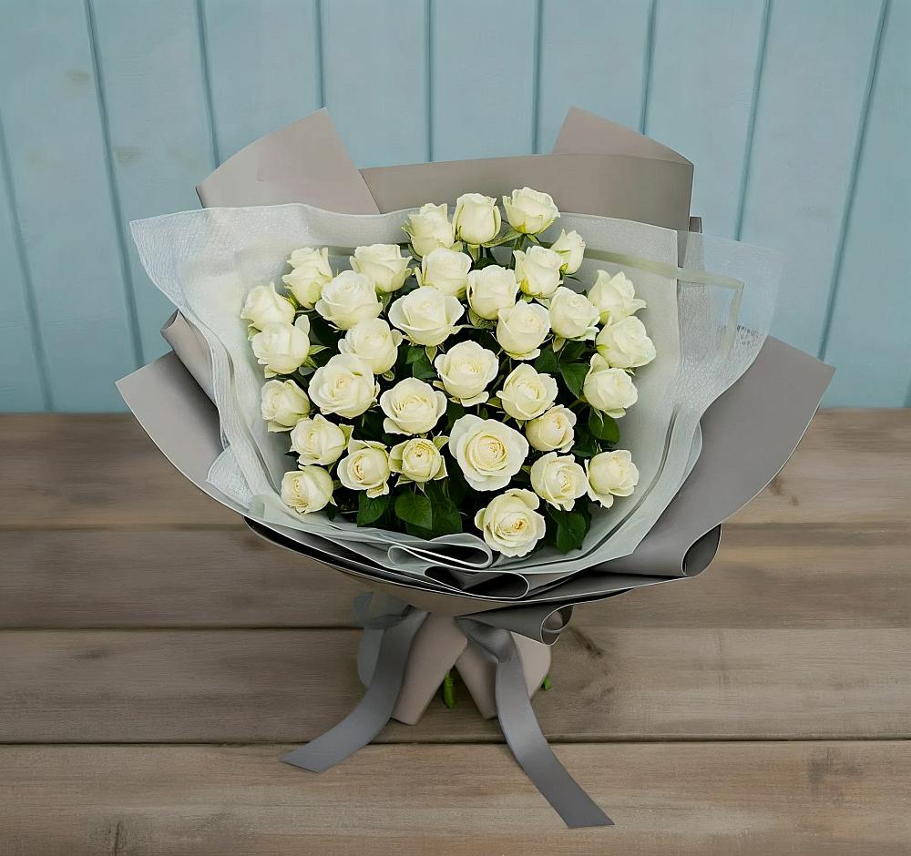 Букет Белоснежная нежность в Гололобово
