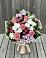 Букет цветов из: Альстромерии, Гвоздики, Розы и Хризантемы в Гололобово