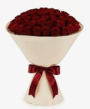 Букет 101 Бордовая роза Блэк Бакарра в Гололобово