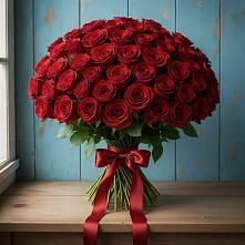 Букет Красные розы Блэк Меджик в Гололобово