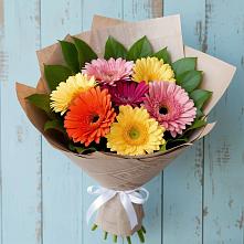 Букет цветов из:  Герберы #REPLACE_PRED# Гололобово