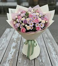 Букет цветов из:  Розы и Хризантемы в Гололобово