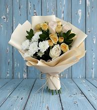 Букет цветов из:  Розы и Хризантемы в Гололобово