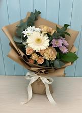 Букет цветов из:  Герберы и Хризантемы в Гололобово