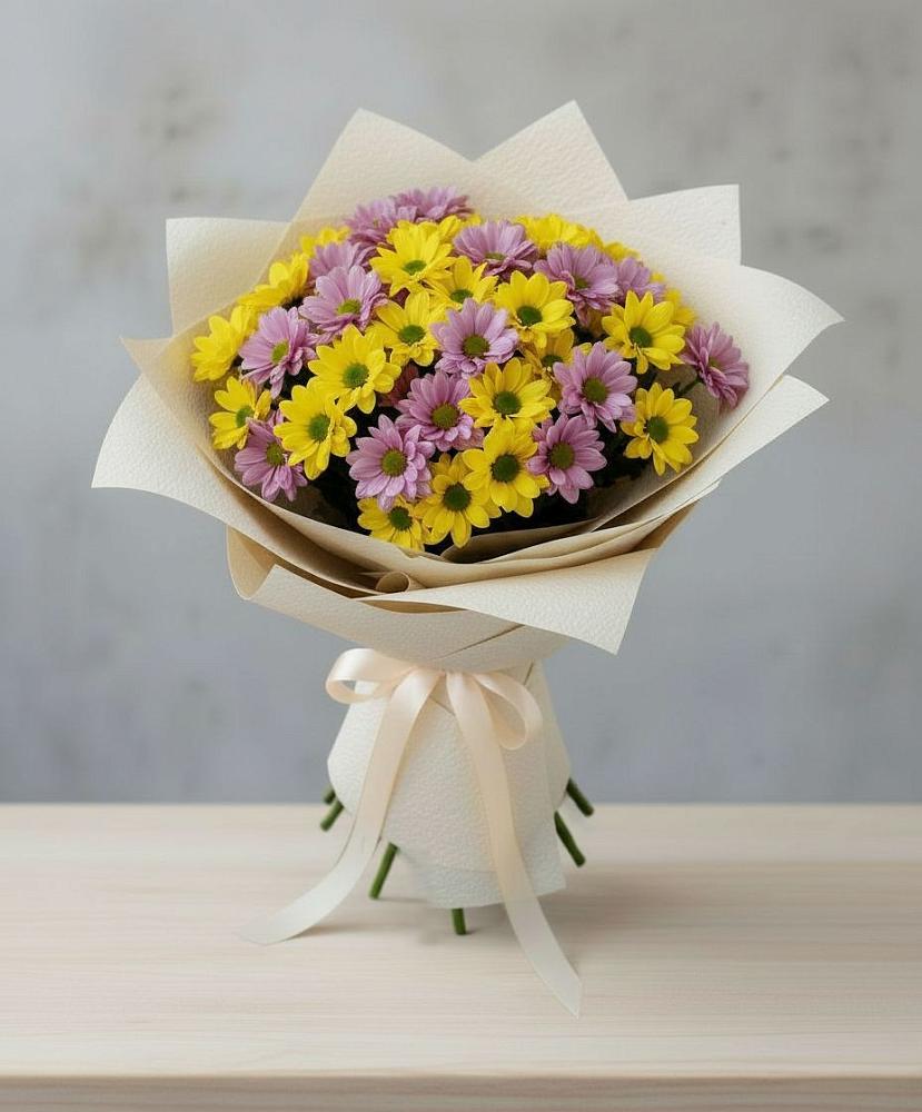 Букет цветов из: Хризантемы в Гололобово